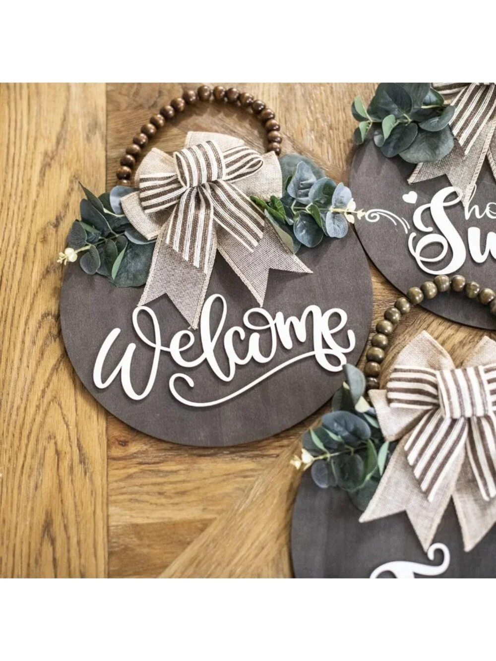 Seasonal Welcome Sign for Front Door - 12